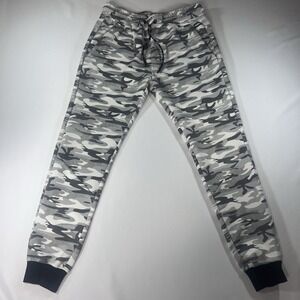 Encrypted Icon Joggers Men's M Camouflage Zip Pockets Drawstring Sweatpants